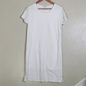James Perse White Lined Dress